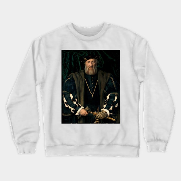 Charles de Solier, Sieur de Morette - Hans Holbein Crewneck Sweatshirt by themasters